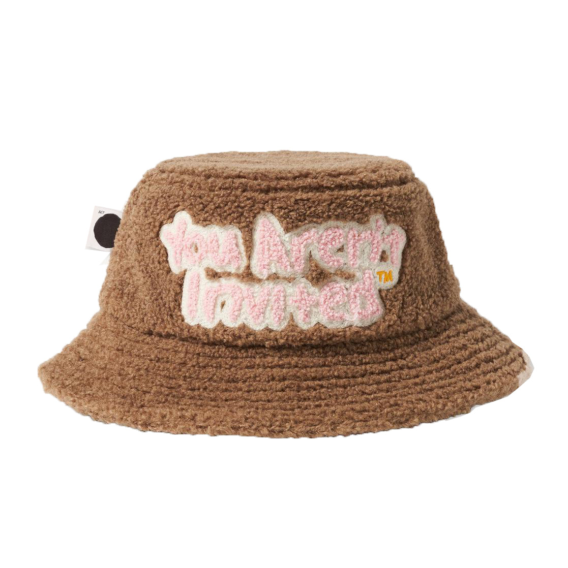 FlapJackKids Bucket Winter Hat - Patches - Soft Sherpa Lining unisex  (bambini)