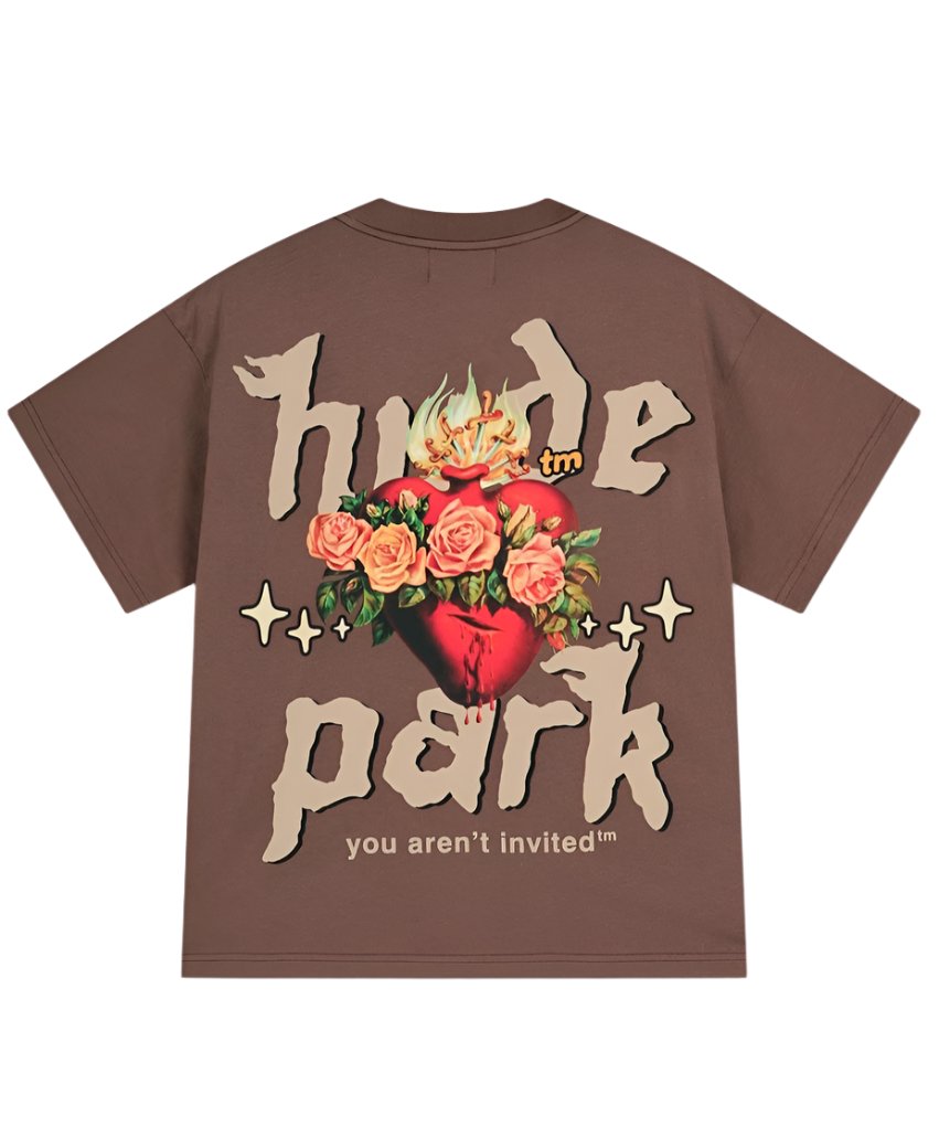 Sacred Heart Tee - Brown