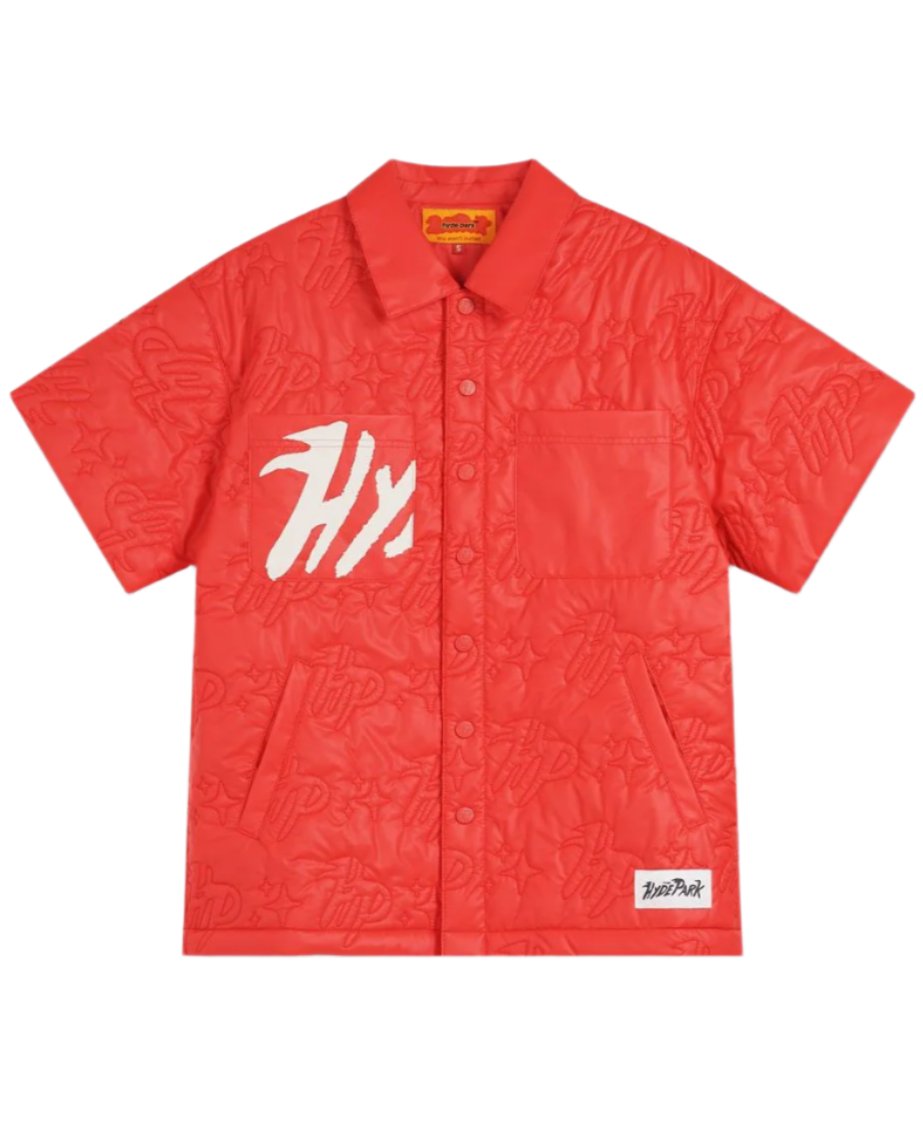 Hyde Puffy Park Work Shirt - Red