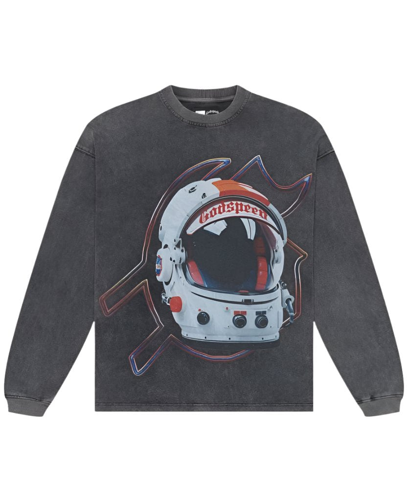 Lift Off LS T-Shirt - Grey Wash