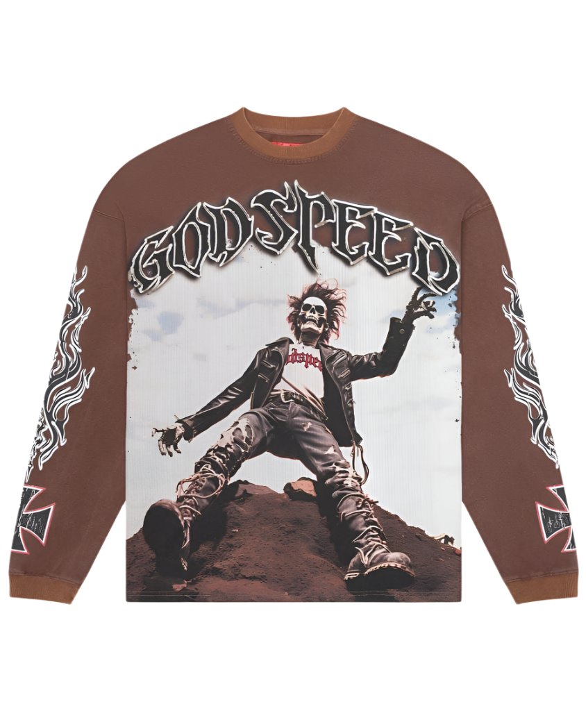 Godspeed  Rocker LS T-Shirt - Brown