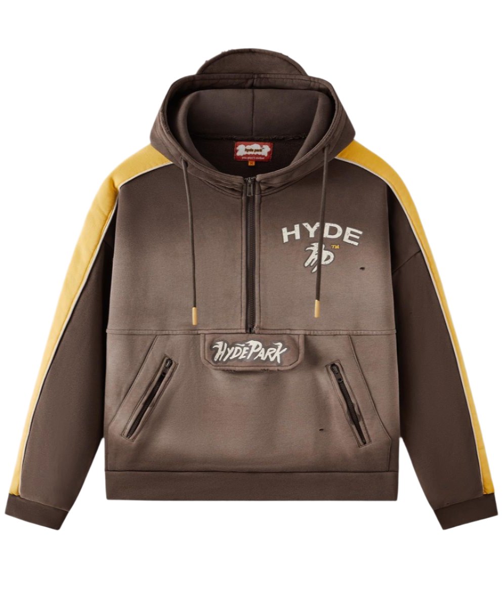 Off Road Rally Hoodie - Brown