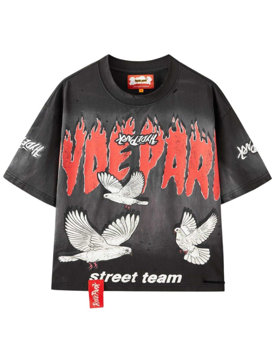 Dover Street Team Tee - Red Black