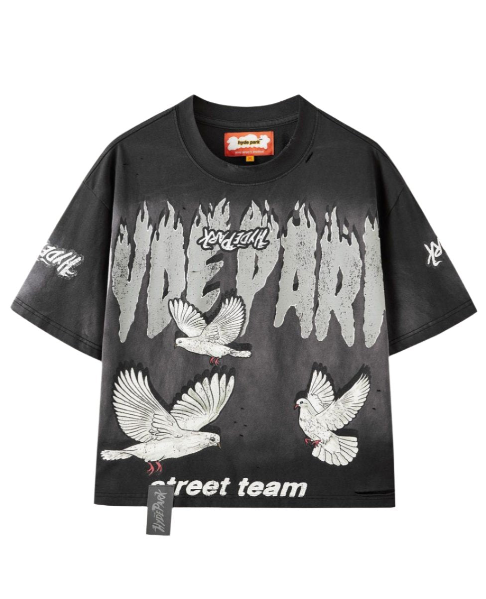 Dover Street Team Tee - Black Gray