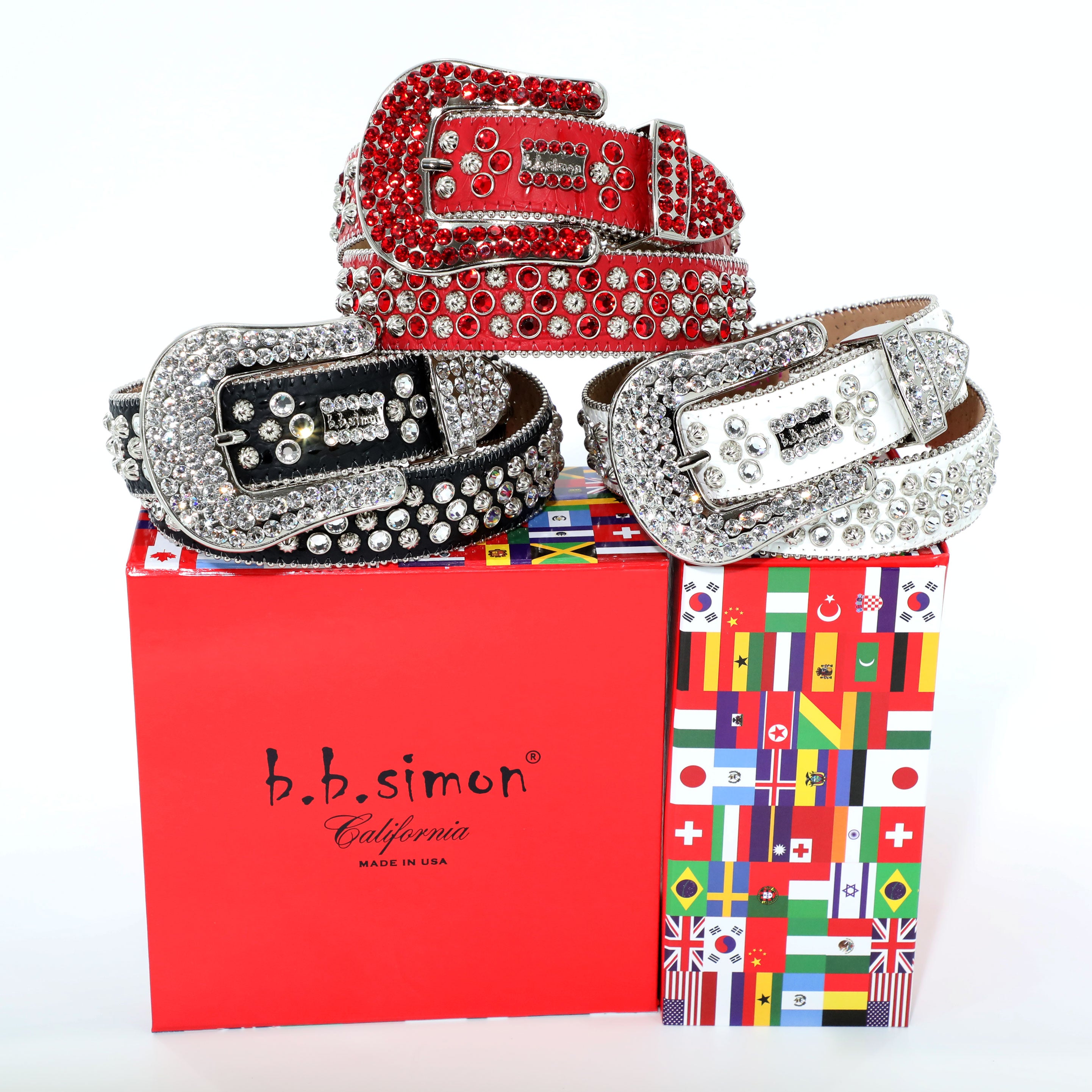 Accessories, Bb Simons Belt Red