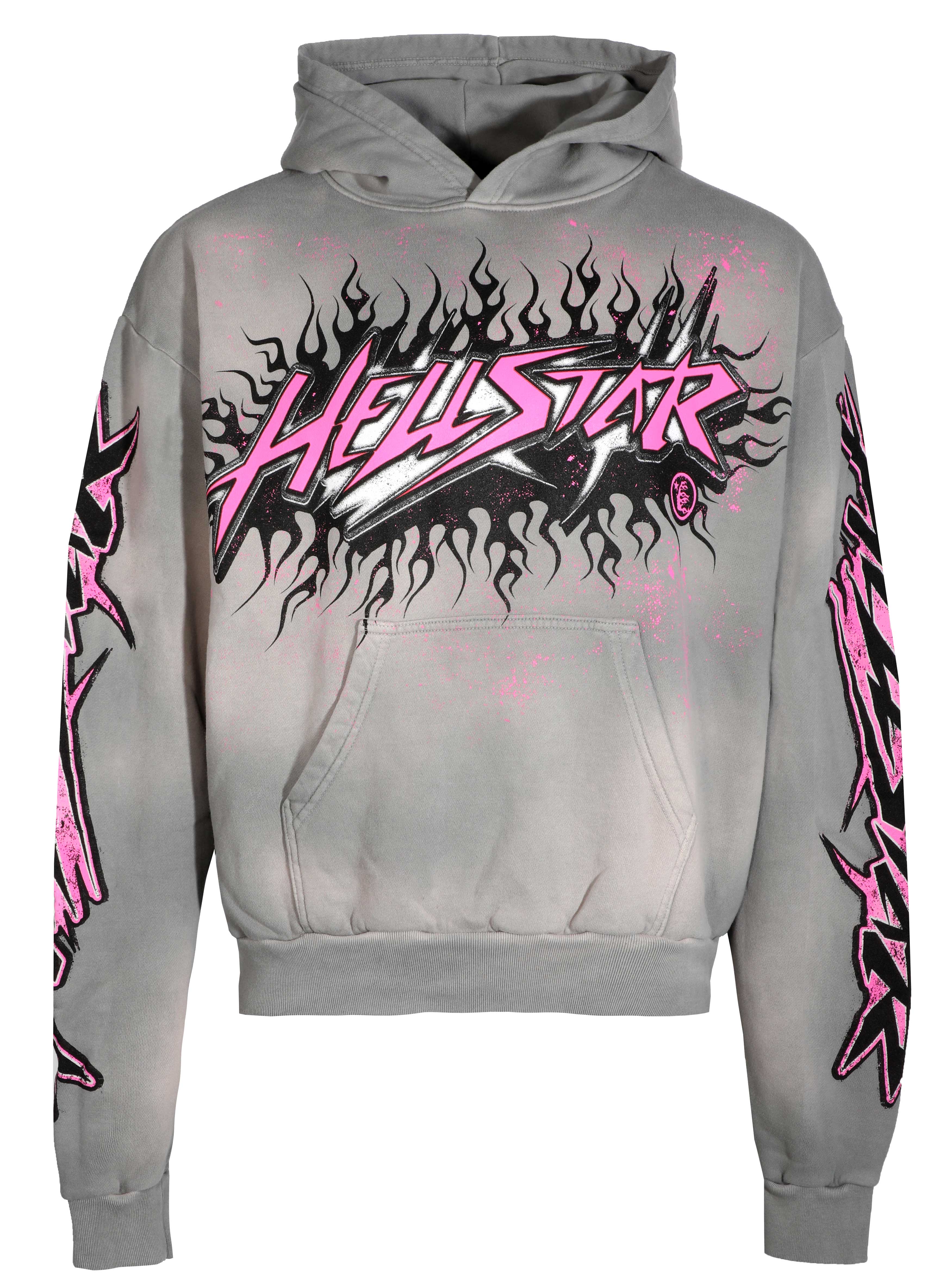 Hellstar 'Pink Grey Flame' Sweats – Showroom LA