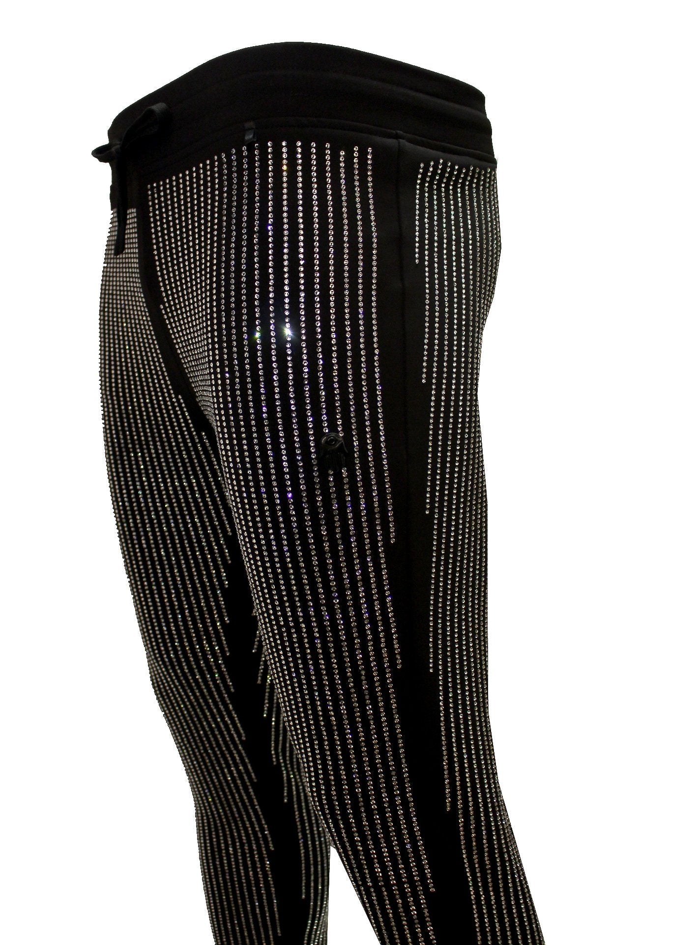 Men's Diamond Pants-Black/Clear