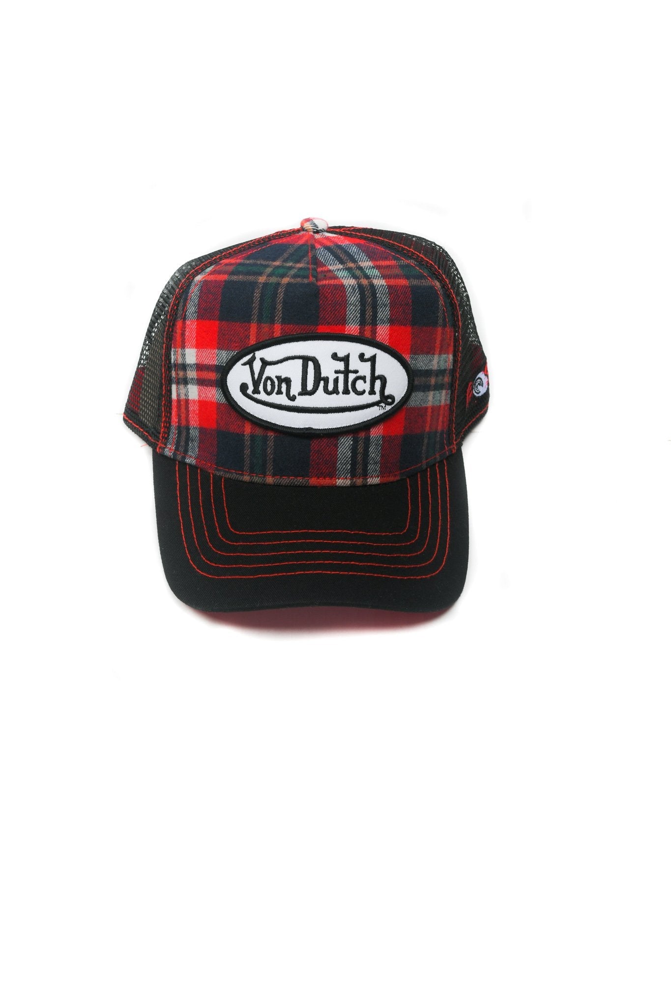 Premium Trucker Plaid Hat