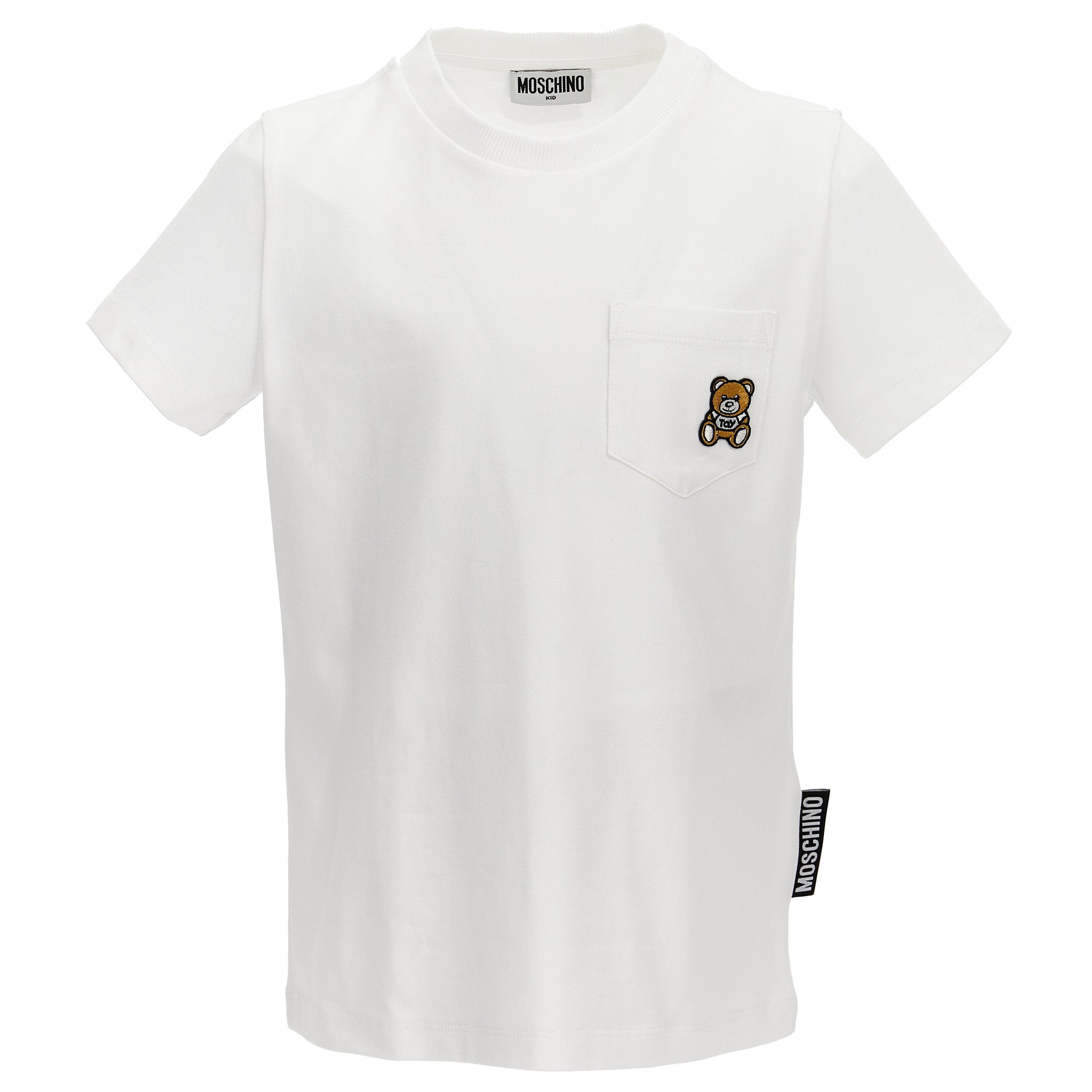 Kids Short Sleeve Tee with Pocket Bear Element on it