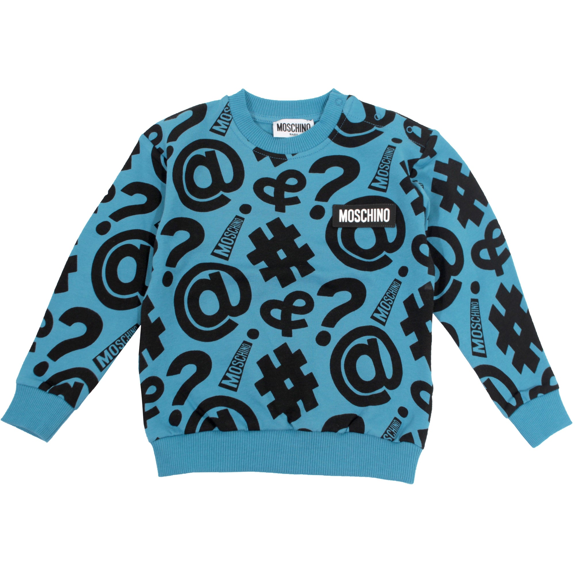 Baby Boy Sweatshirt W Allover Symbols