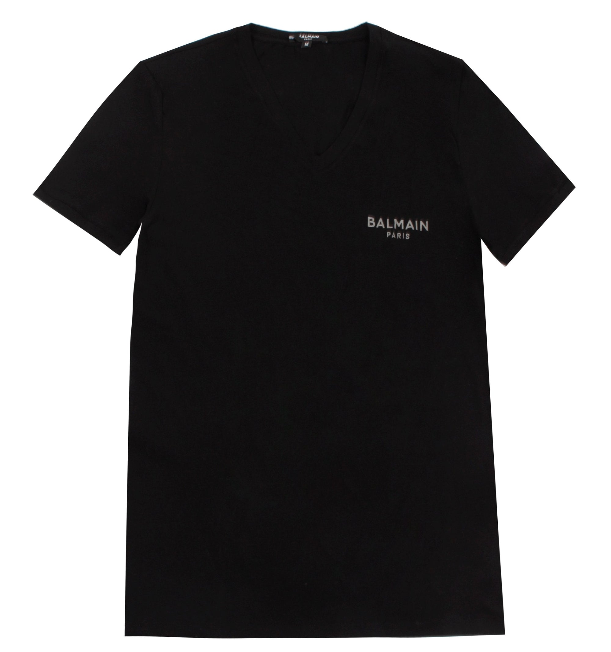 V-Neck Logo T-Shirt - Black