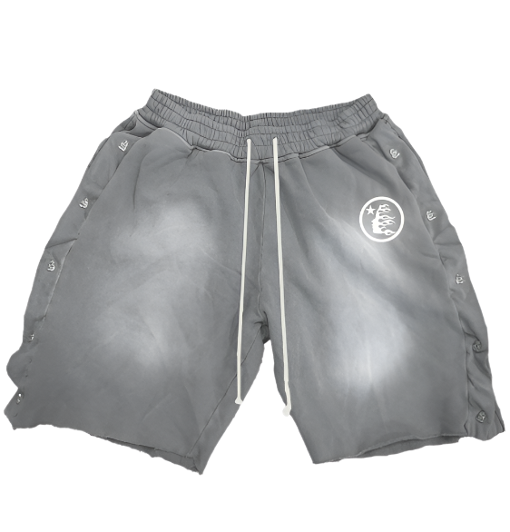 Snap Shorts - Grey