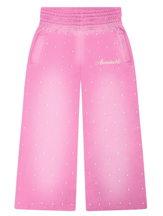 Pink crystal sweats