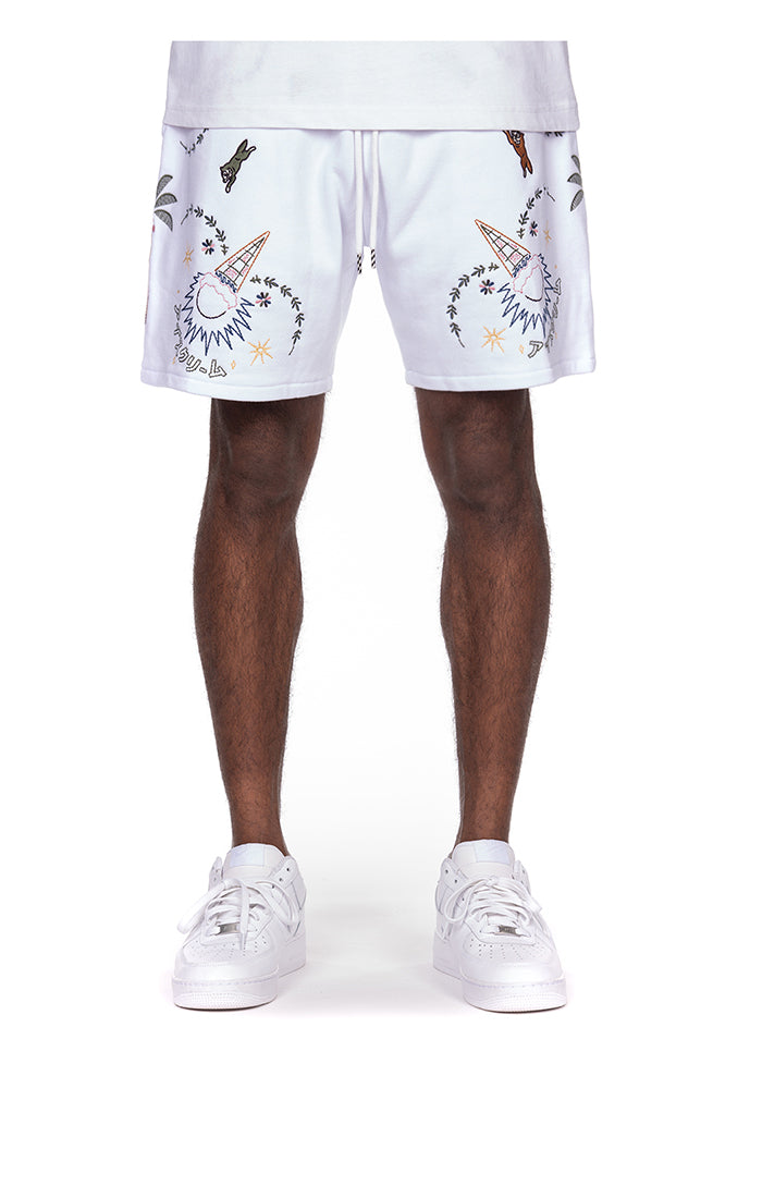 STARRY SHORTS - WHITE