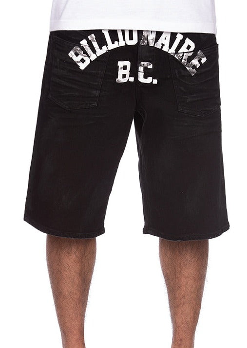 BB OFF WORLD JEAN SHORTS - BLACK VADER