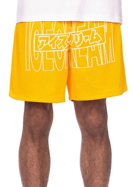 KATAKANA SHORTS (3M REFLECT) -GOLD FUSION