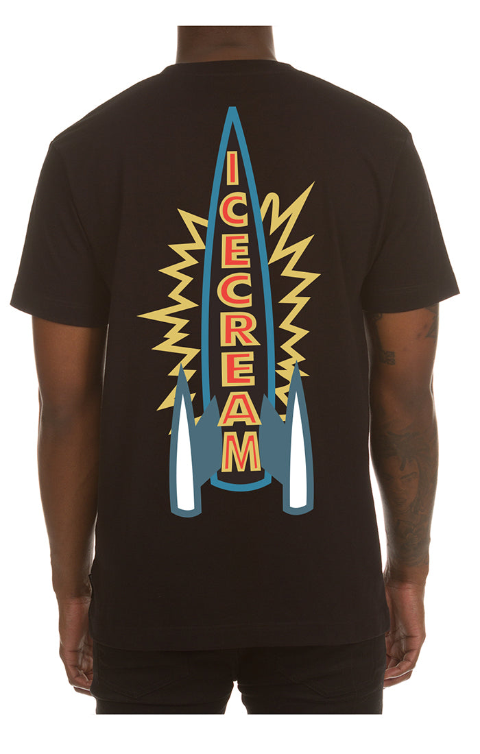 Rocket Boy ss tee - Black