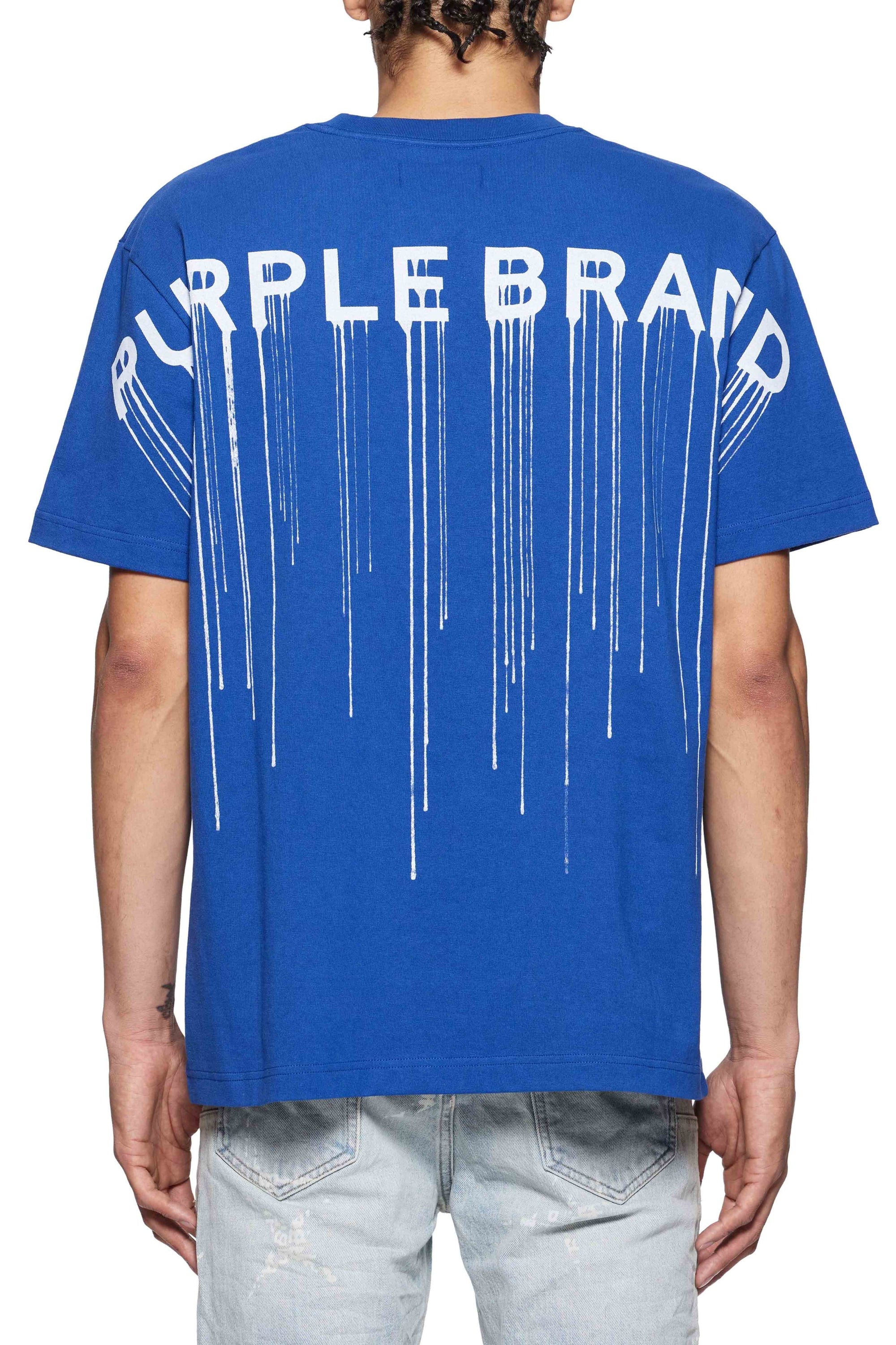 Textured Jersey Tee - Blue