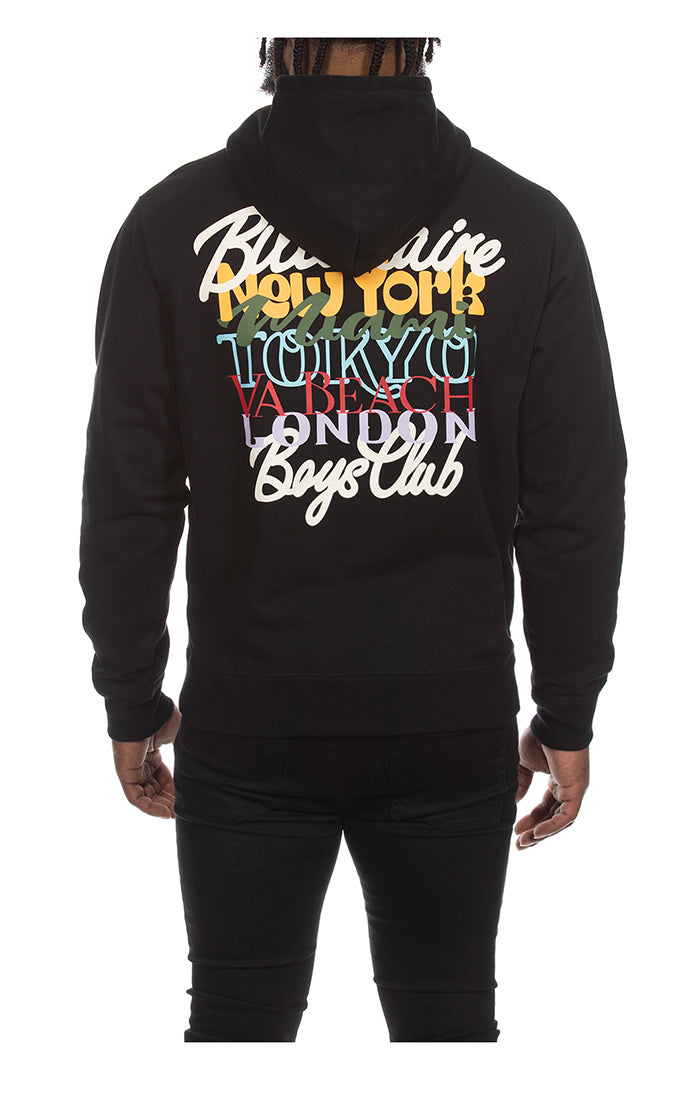 bb world tour hoodie - black