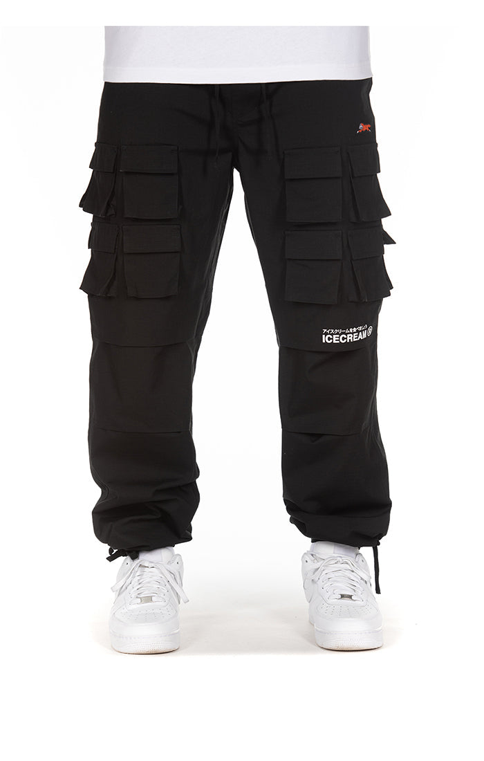 CARGO PANT W WOVEN LABEL