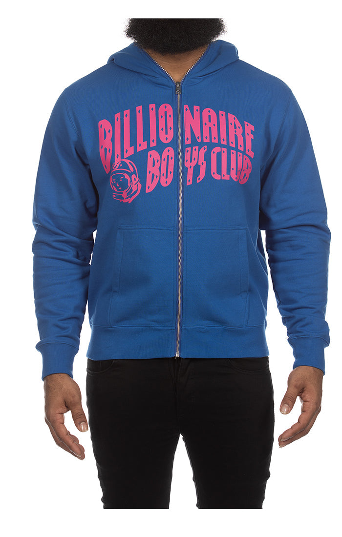 bb arch full zip hoodie - olympian blue