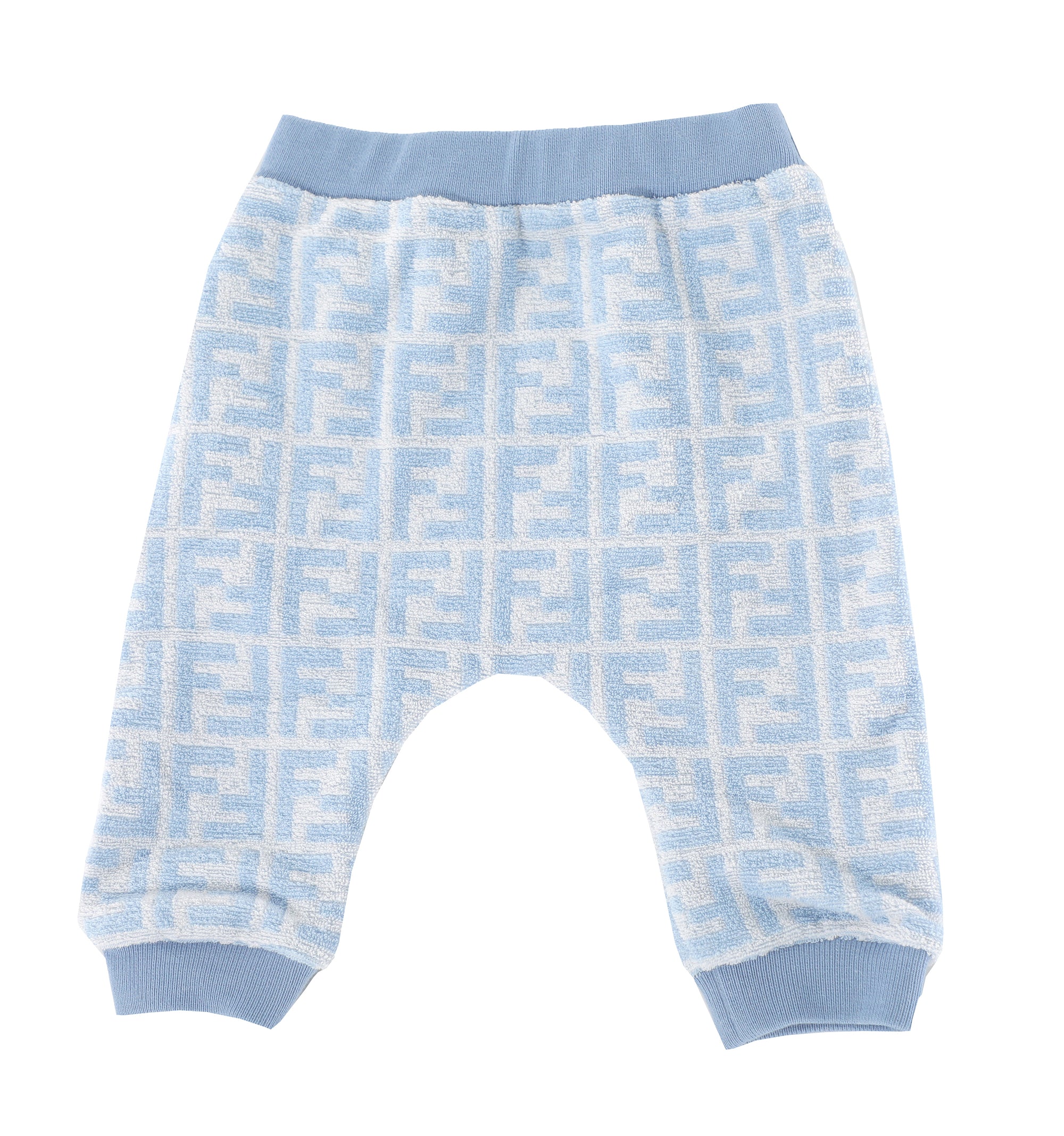 BABY PANTS W| FF ALLOVER - BLUE