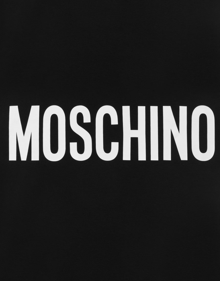 Moschino Underwear Side Stripe Logo Tee - Black 