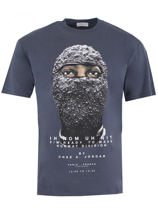 Relaxed Fit T-Shirt Black Mask on Back Lim.Ed + Quote