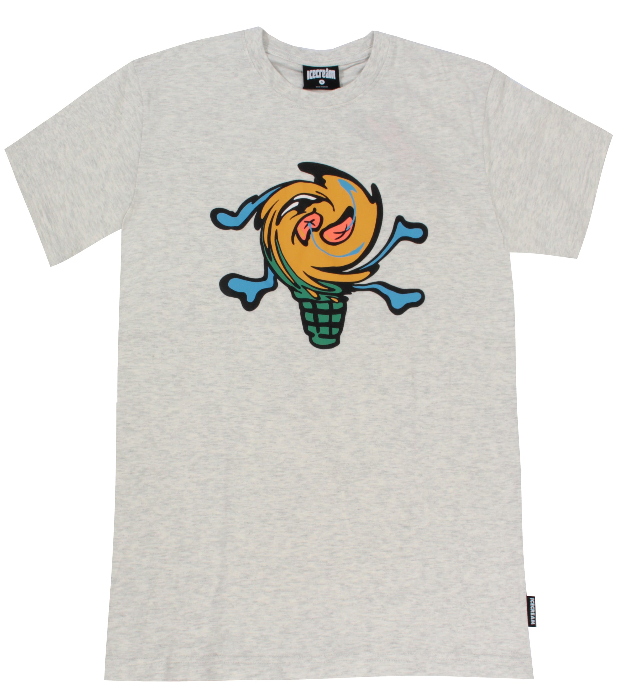 SOFT SERVE SS TEE- HEATHER GREY