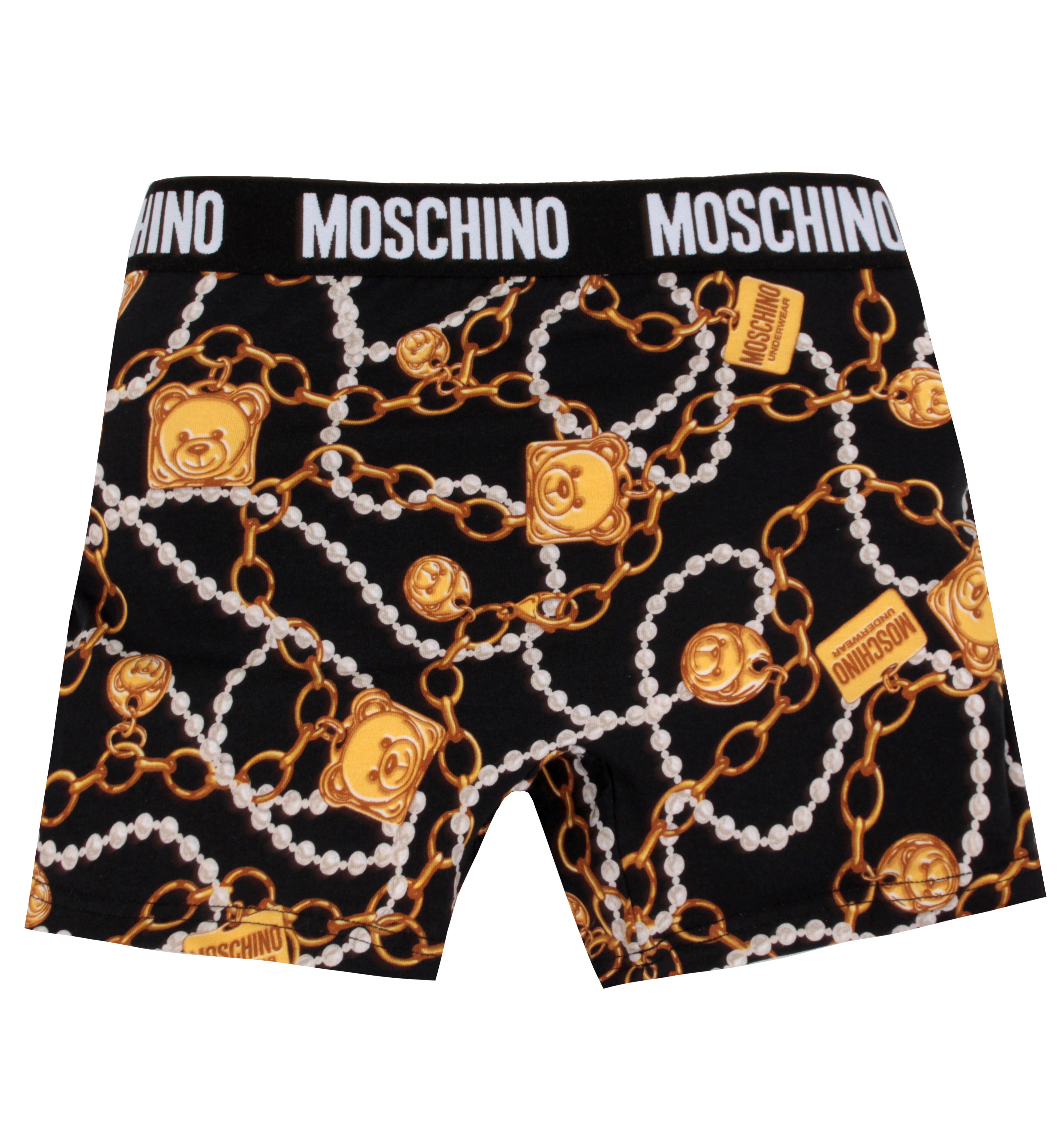 Moschino Underwear Side Stripe Logo Tee - Black 