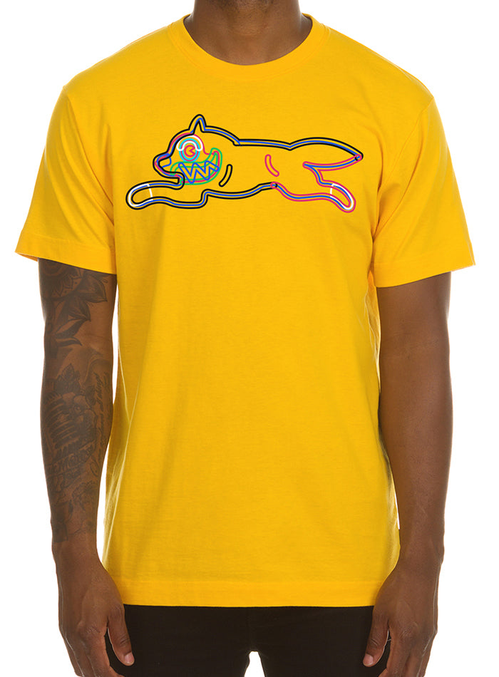 OUTLINE SS TEE - LEMON CHROME