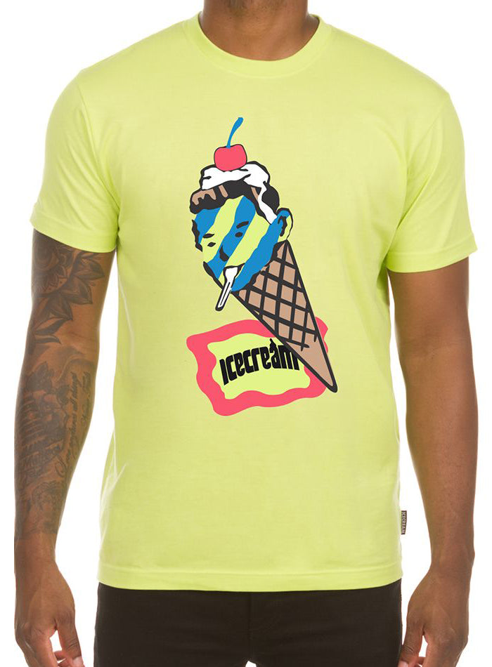 Cone Man SS Tee-NEON YELLOW