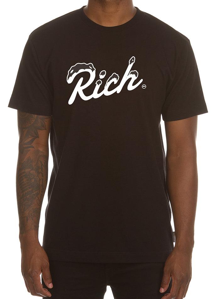 RICH SS TEE - BLACK