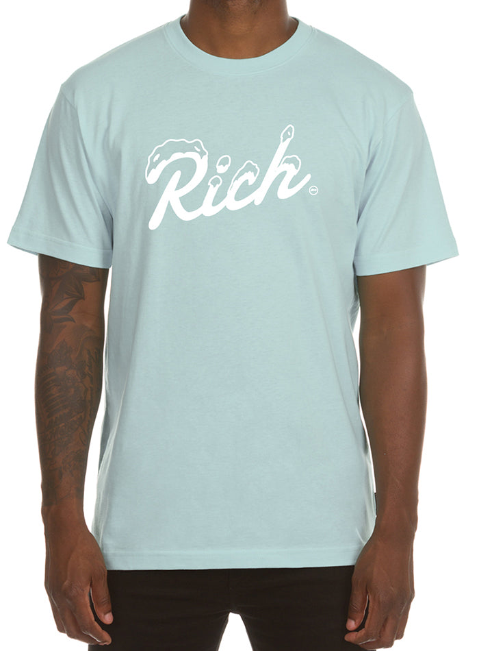 RICH SS TEE - WHISPERING BLUE