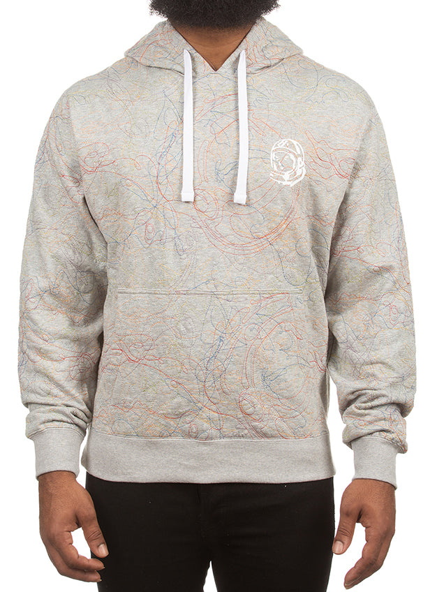 BB Scribble Hoodie-Gray