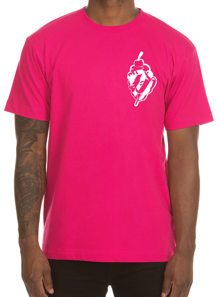 FACE OFF SS TEE-PINK