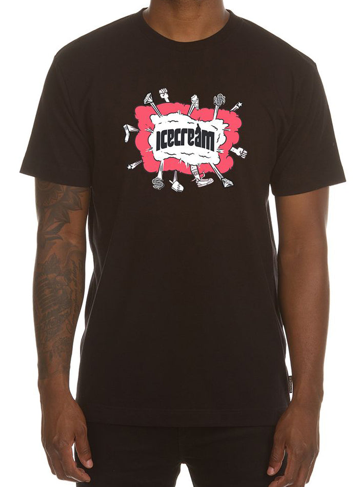 Fight SS Tee-BLACK