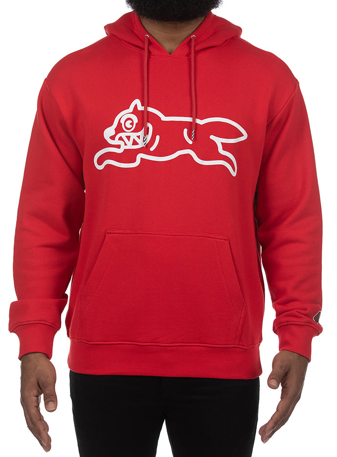 Cream and clearance red hoodie